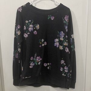 Floral Old Navy Pullover Sweatshirt